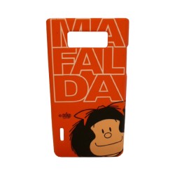 Protector Mobo Mafalda LG L7 Rojo